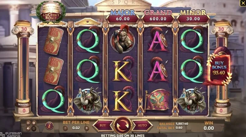 Ancient Rome Deluxe AI - gameplay with a winning line